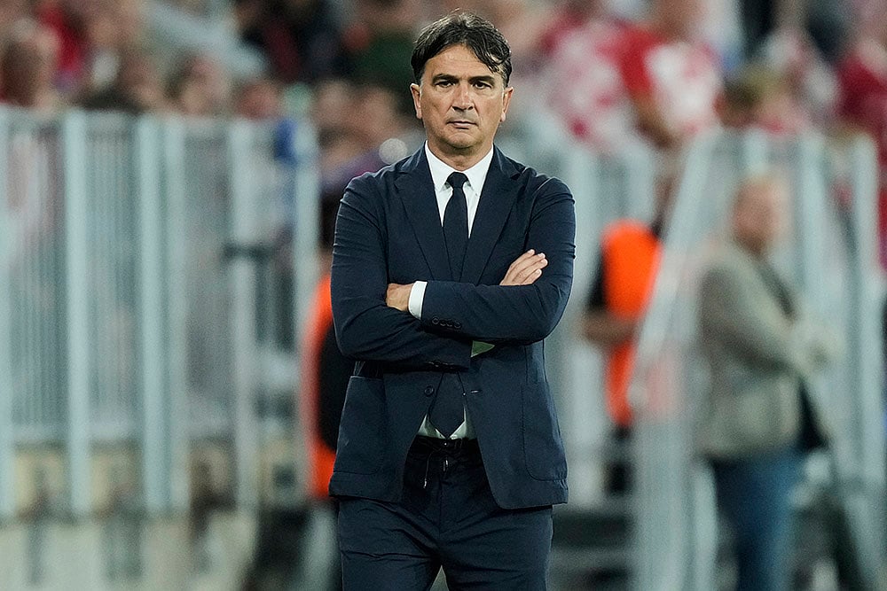 FIFA World Cup 2026 European qualifiers group L soccer match Croatia vs Czechia: Zlatko Dalic