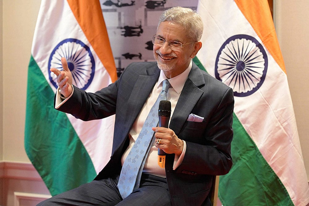 Jaishankar interacts with Ind community of Belgium, Luxembourg
