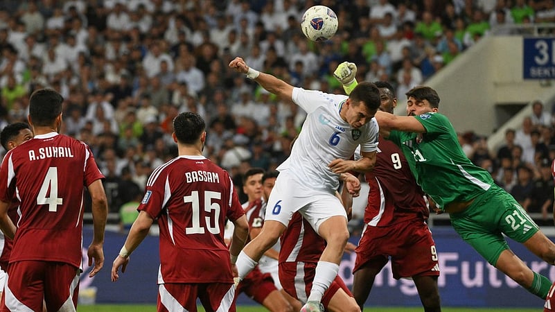 Uzbekistan vs Qatar AFC World Cup Qualifiers AP
