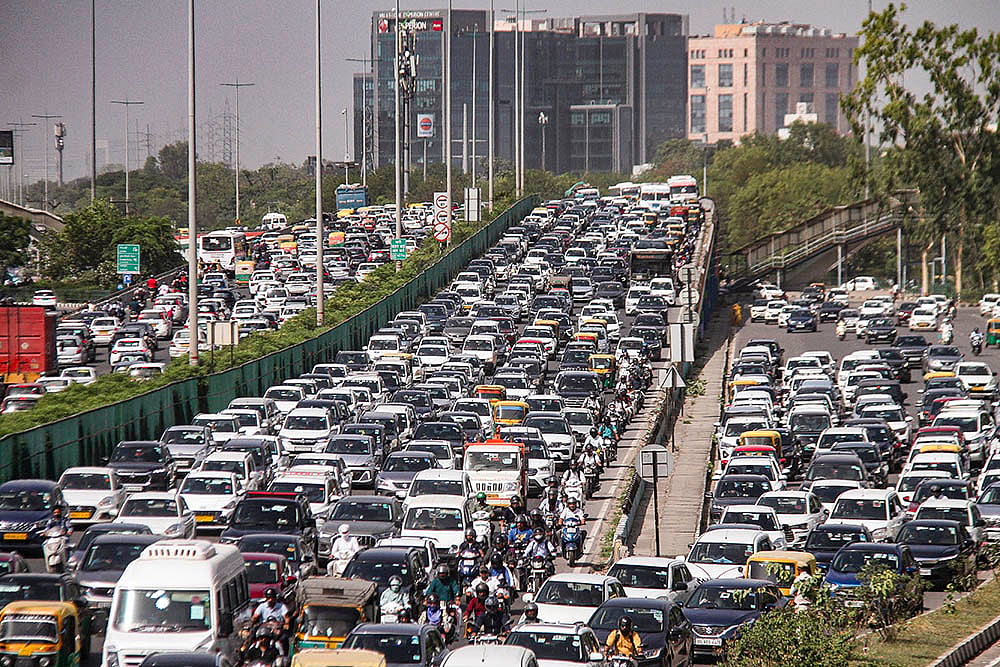 File photo  : Delhi Traffic Curbs