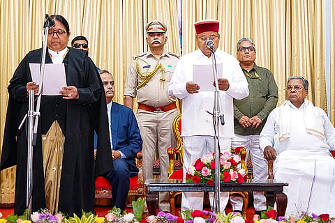 Swearing-in of K'taka HC judge