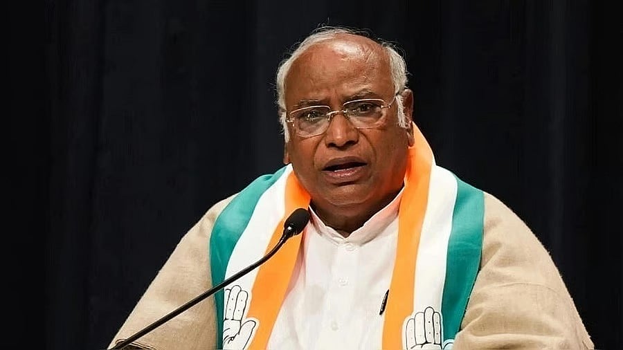 PTI : Congress President Mallikarjun Kharge