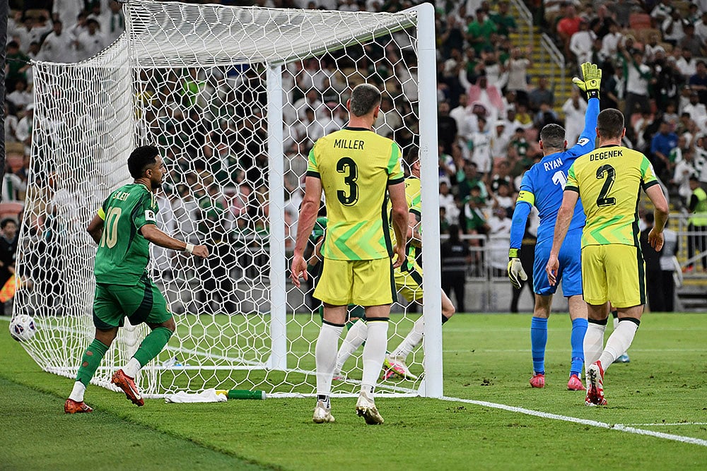 Saudi Arabia vs Australia World Cup 2026 AFC qualifier Group C match pics: Mathew Ryan