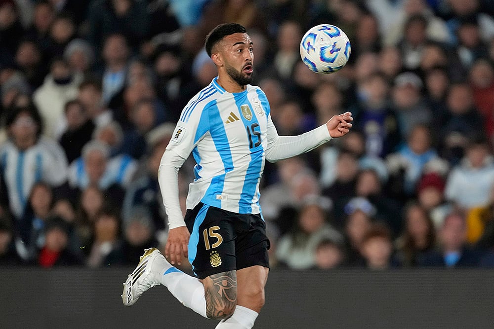 South American World Cup Qualifiers Argentina vs Colombia  WCup Soccer: Nicolas Gonzalez