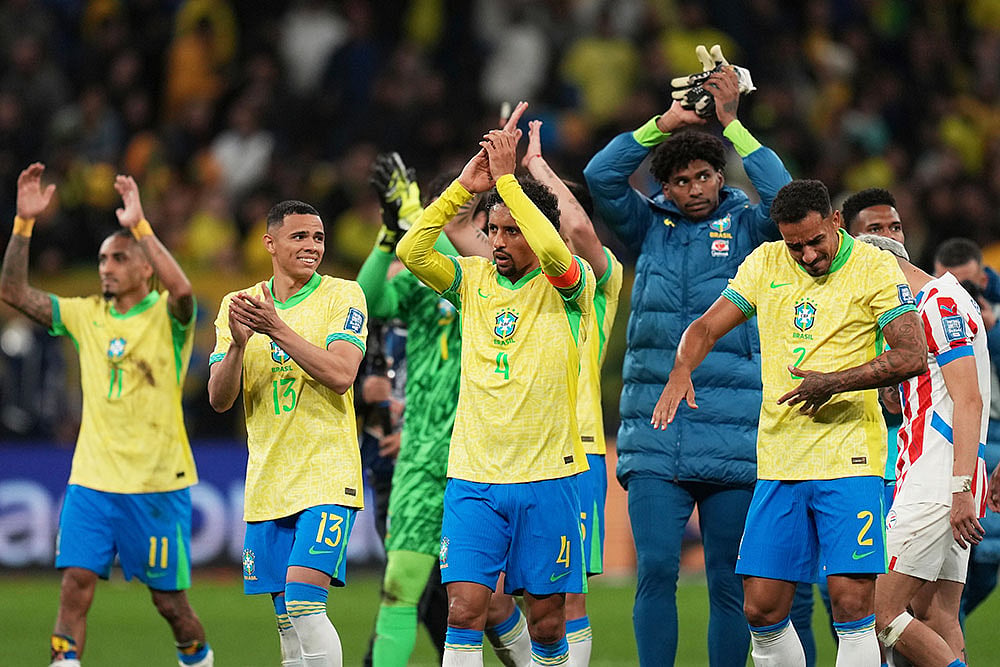 | Photo: AP/Andre Penner : FIFA World Cup Qualifiers: Brazil vs Paraguay