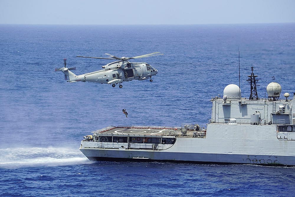 Navys INS Tabar at PASSEX