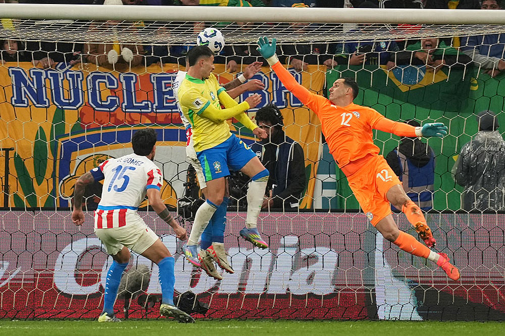 Paraguay Brazil WCup Soccer