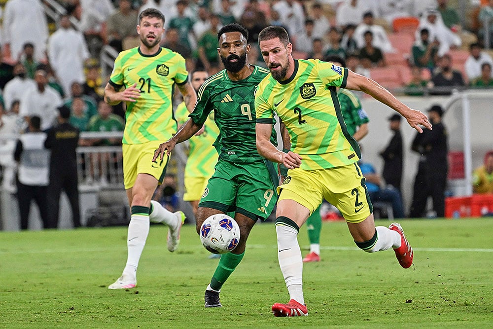 Saudi Arabia vs Australia World Cup 2026 AFC qualifier Group C match pics: Feras Albrikan