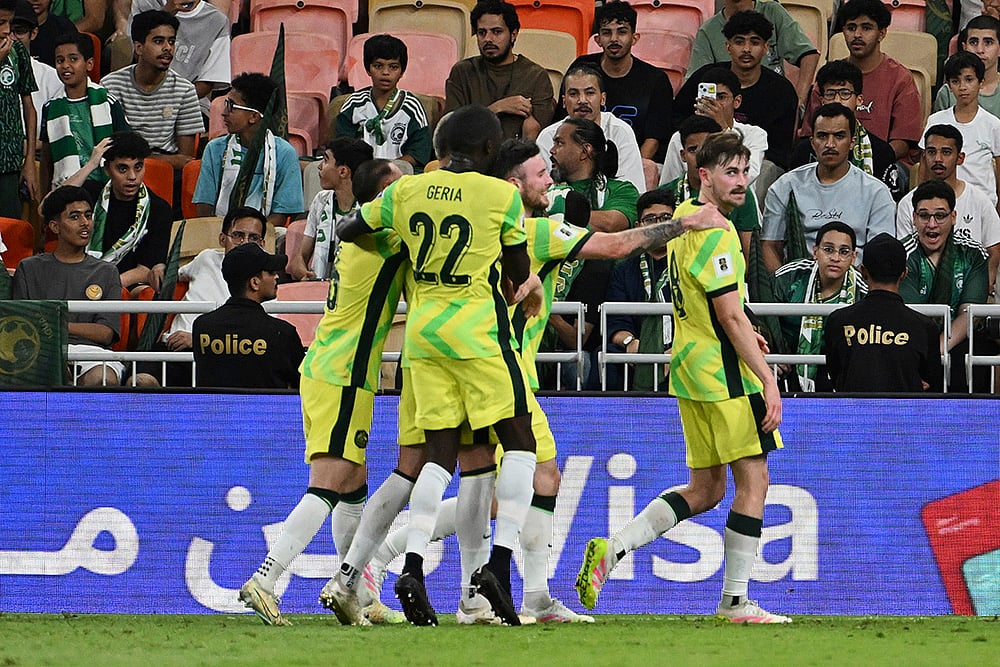 Saudi Arabia vs Australia World Cup 2026 AFC qualifier Group C match pics: Connor Metcalfe