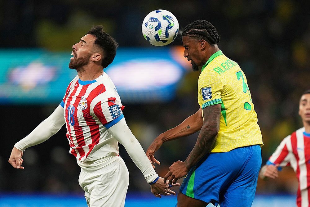 Brazil Paraguay WCup Soccer