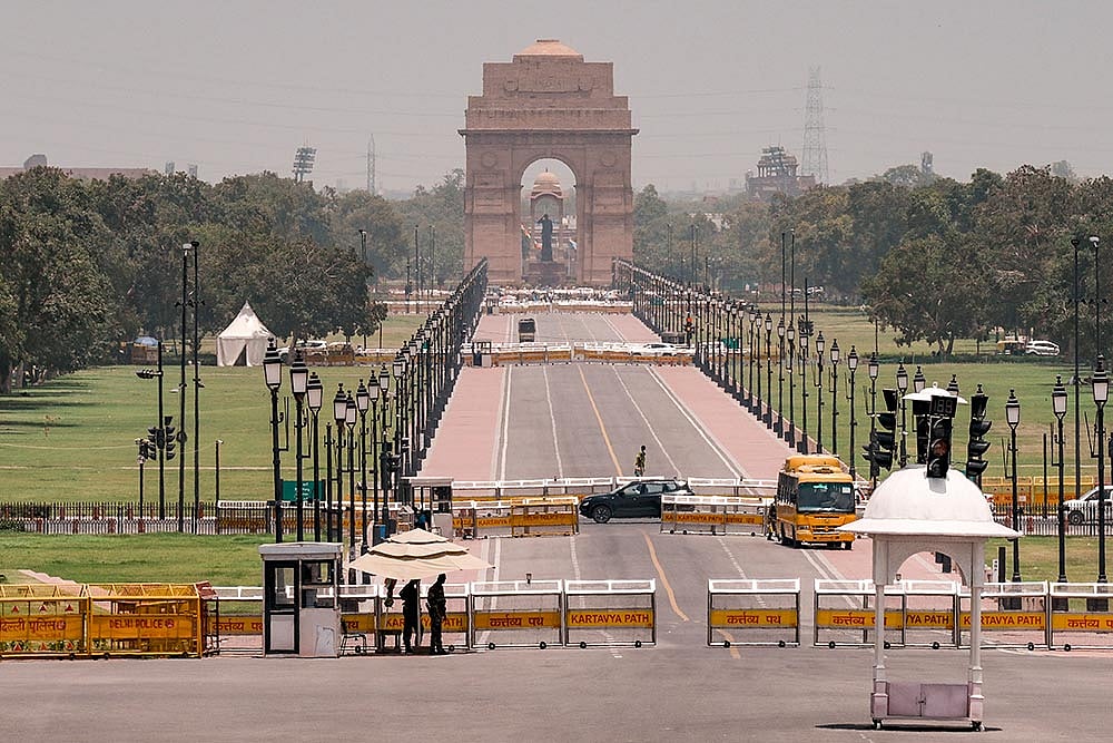 Hot day in Delhi