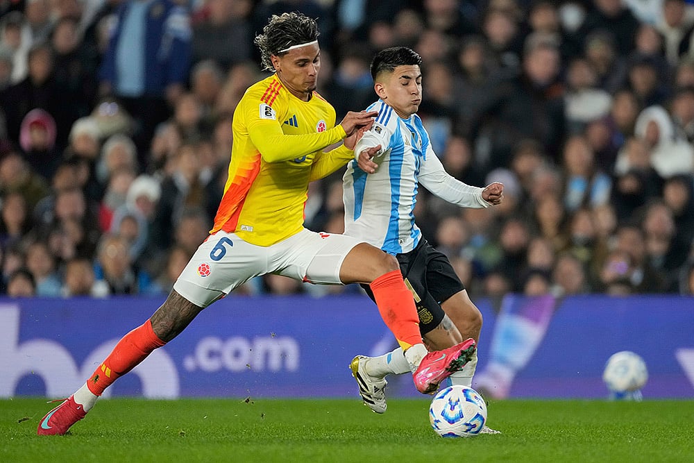 South American World Cup Qualifiers Argentina vs Colombia  WCup Soccer: Richard Rios