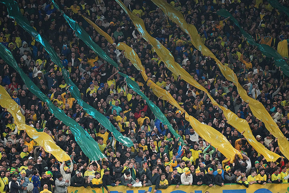 World Cup 2026 qualifying soccer match: Brazil vs Paraguay