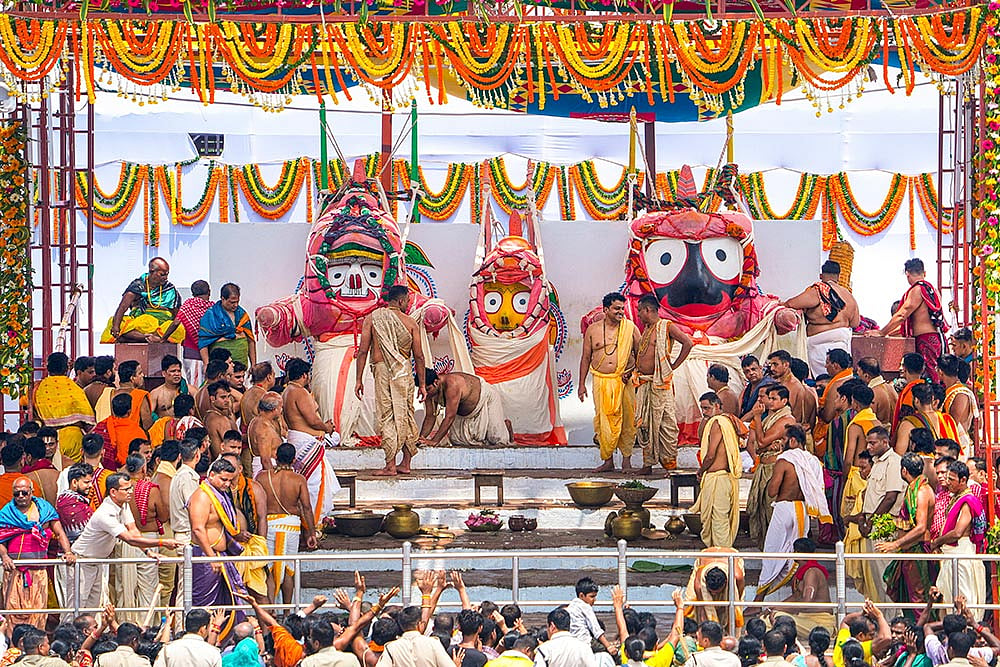 Snan Purnima rituals of Lord Jagannath