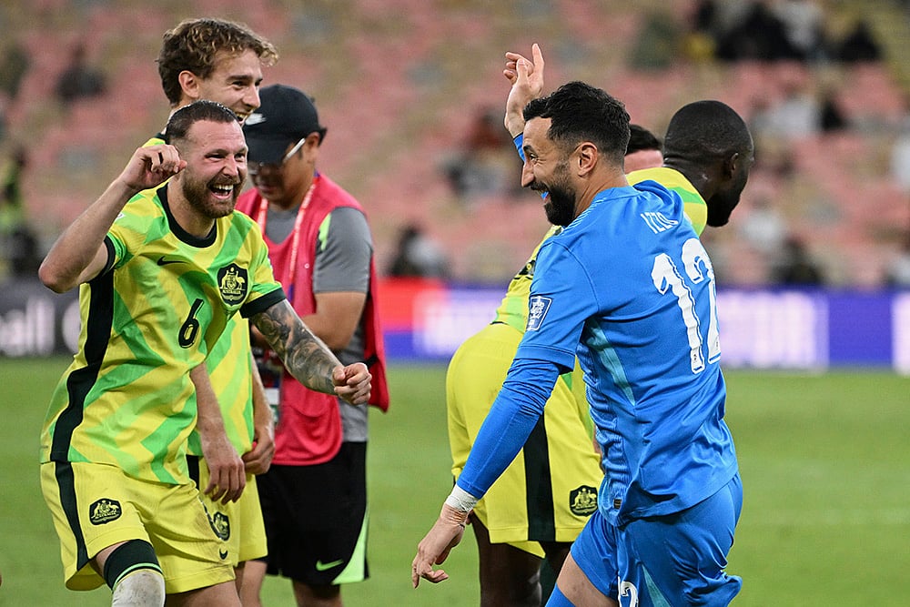 Saudi Arabia vs Australia World Cup 2026 AFC qualifier Group C match pics: Martin Boyle