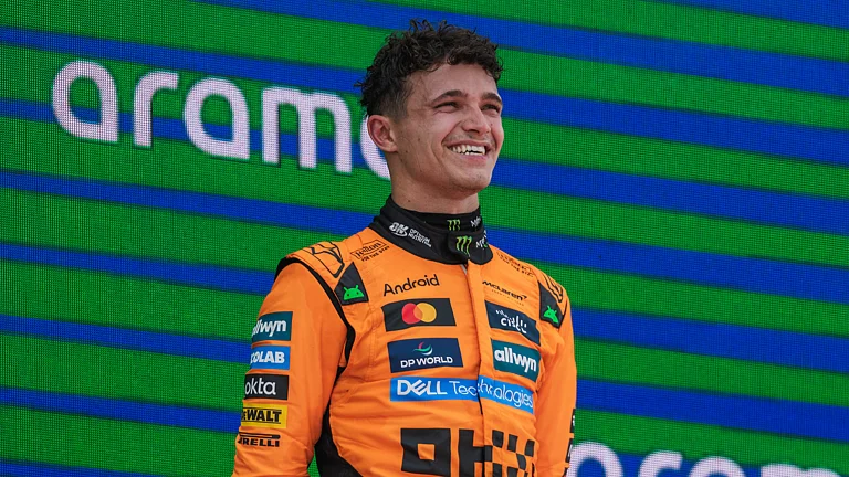 McLaren's Lando Norris at the Spanish Grand Prix - null
