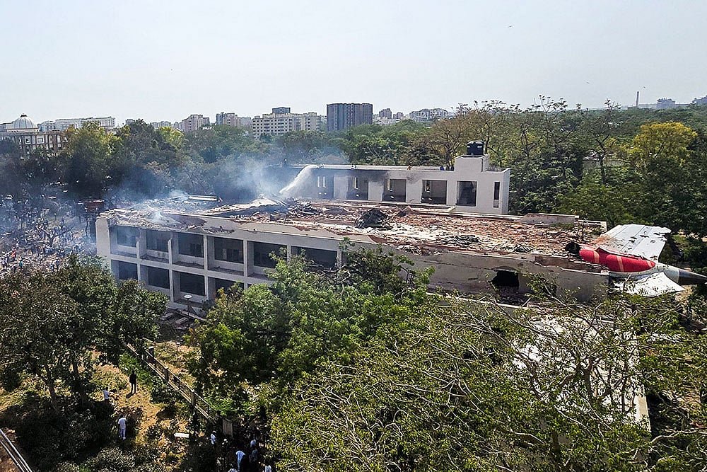 Plane crashed near Ahmedabad airport