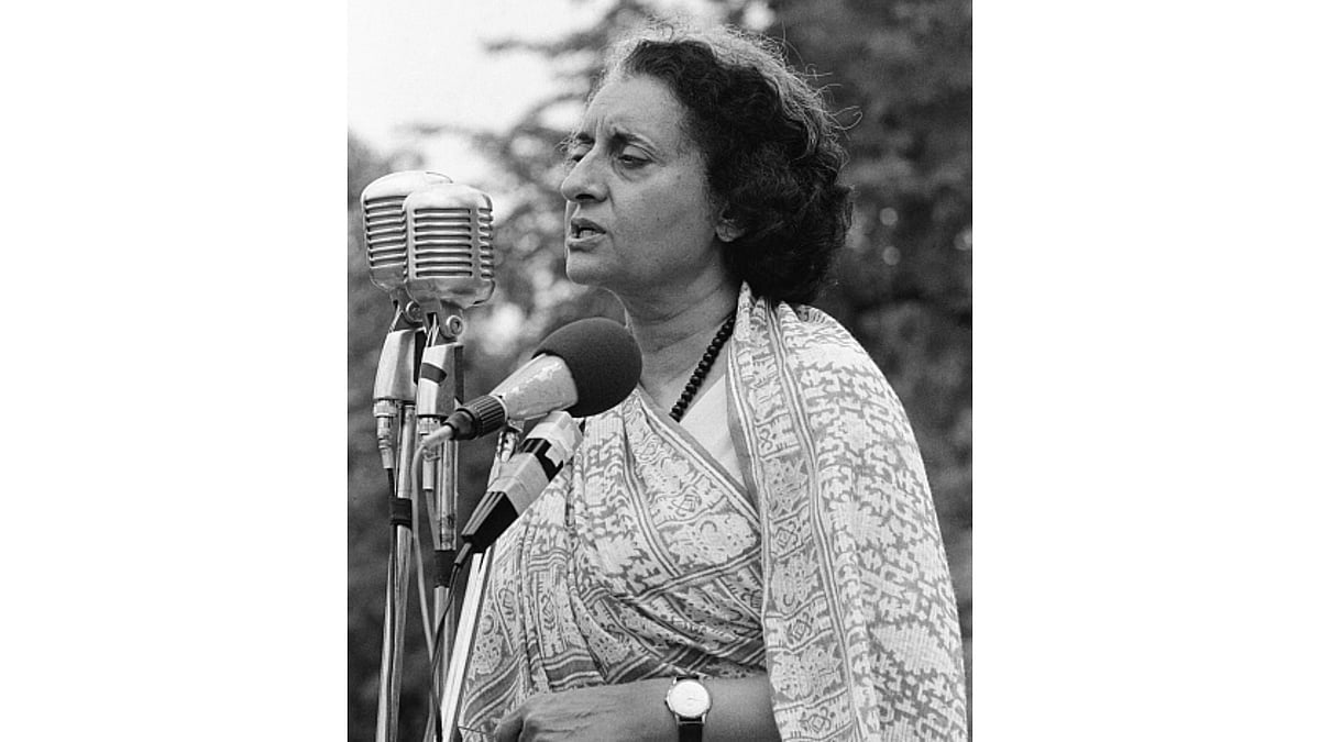Getty Images : Former Indian Prime Minister Indira Gandhi
