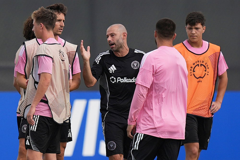 Inter Miami training session