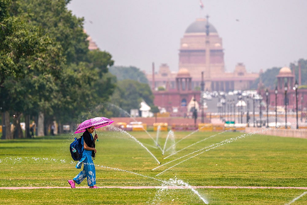 Hot day in Delhi