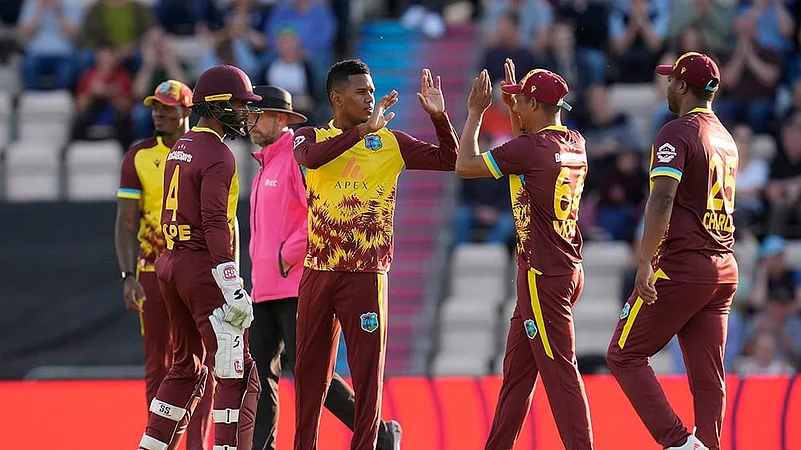 England Vs West Indies, 3rd T20I at the Utilita Bowl, Southampton: Akeal Hosein