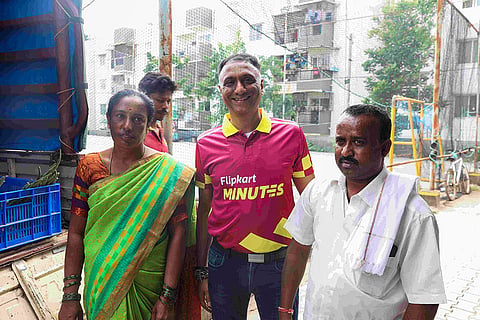 Flipkart Group CEO Kalyan Krishnamurthy meets farmer partners