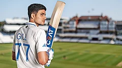 | Photo: Getty Images : Strike a Pose: Shubman Gill at the ICC World Test Championship at the Oval on June 4, 2023, in London