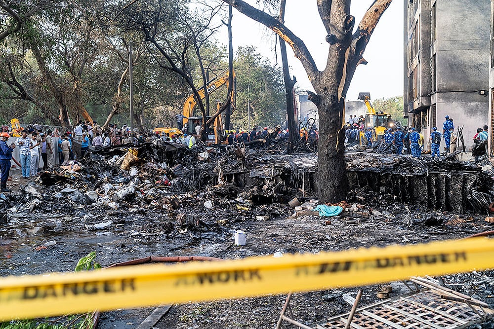 Plane Crashed Near Ahmedabad Airport