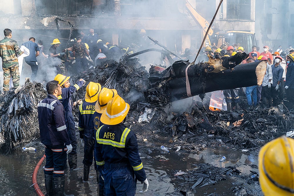 | Photo: Mitul Kajaria : Ahmadabad Plane Crash