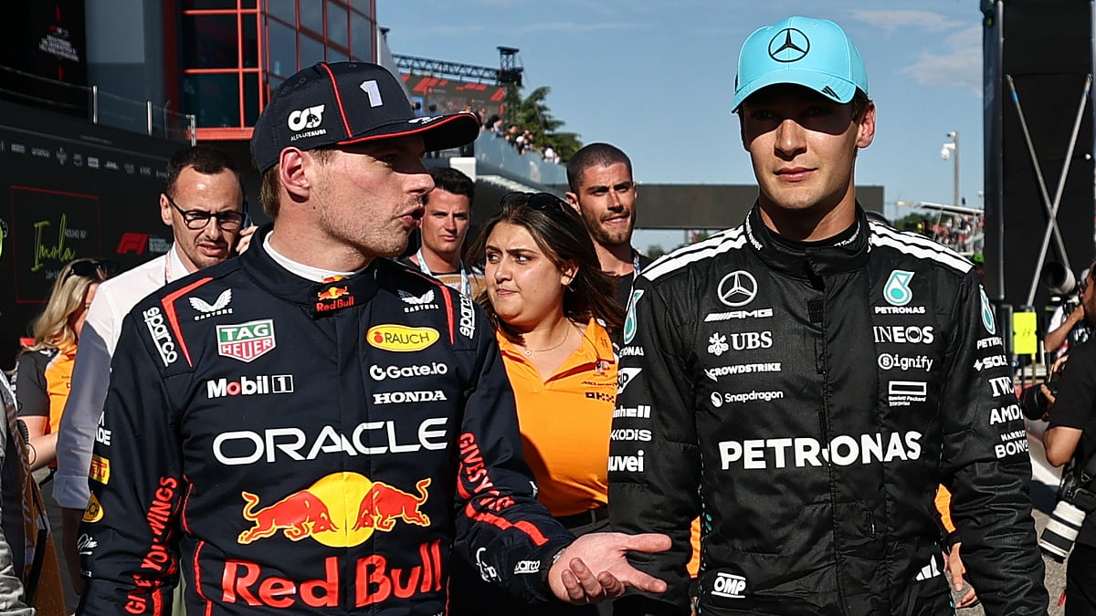 Red Bull's Max Verstappen and Mercedes' George Russell will be in front row at Canadian Grand Prix.