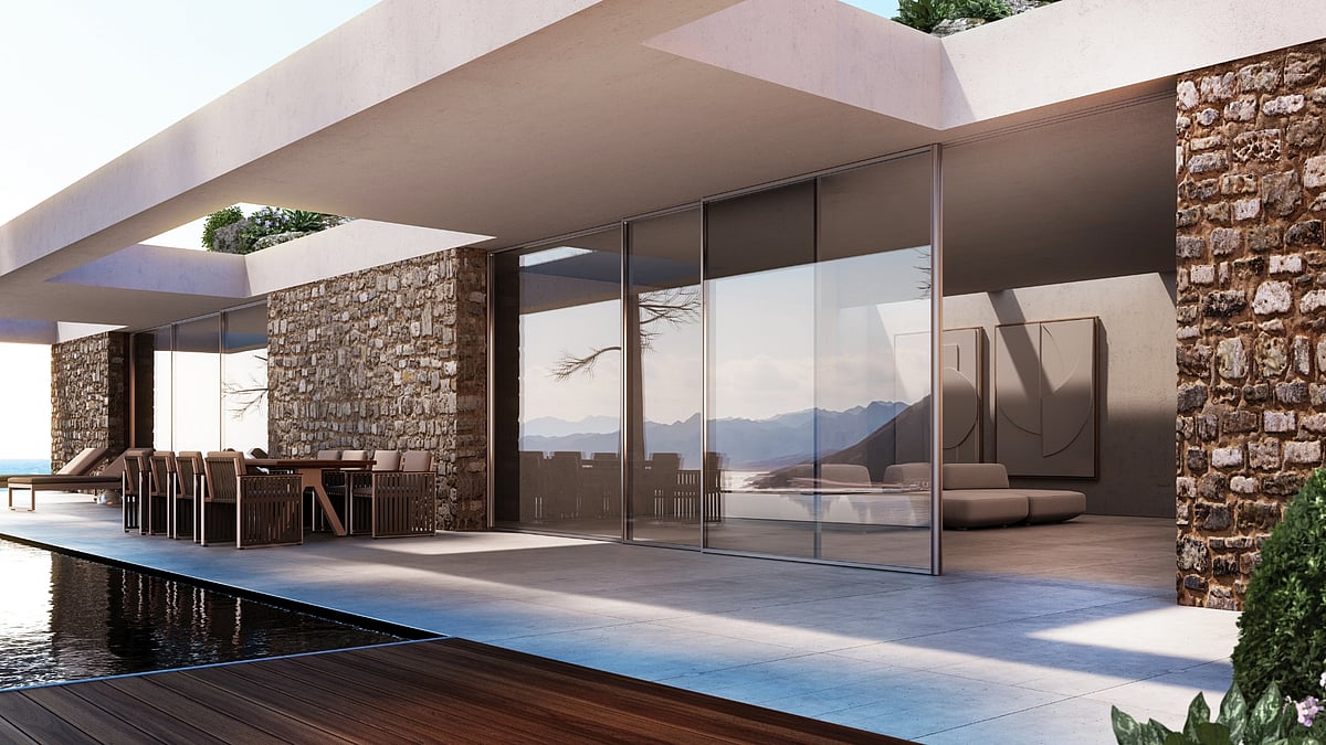 Alumil's thermally insulated sliding system - SUPREME S500  PHOS