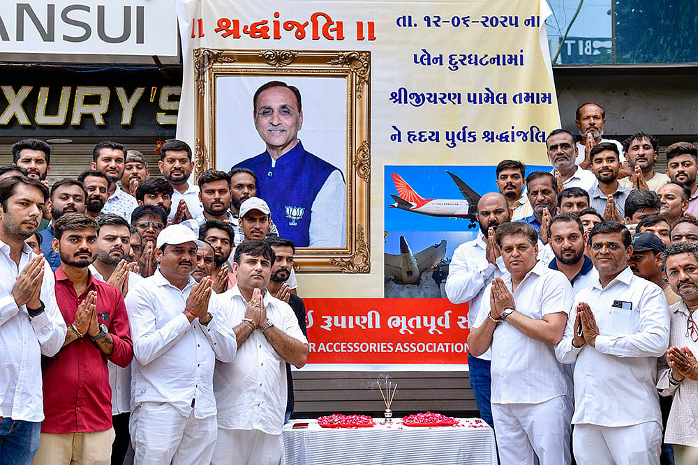 Ahmedabad plane crash: Tribute to Vijay Rupani