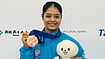 Asian Games 2026 Artistic Gymnastics: India's Lone Gymnast Pranati Nayak Finishes Sixth in Women's Vault Instagram/gymnasticshpc : Pranati Nayak celebrates with her bronze medal at the Asian Artistic Gymnastics Championships in Jecheon, South Korea.