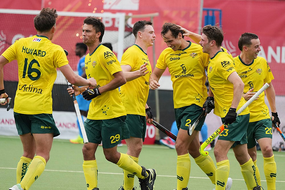 | Photo: AP/Virginia Mayo : FIH Hockey Pro League: India Vs Australia