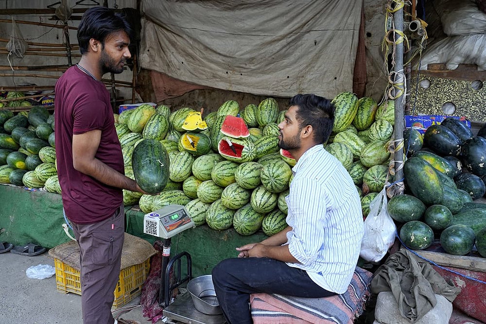 Hot day in Delhi