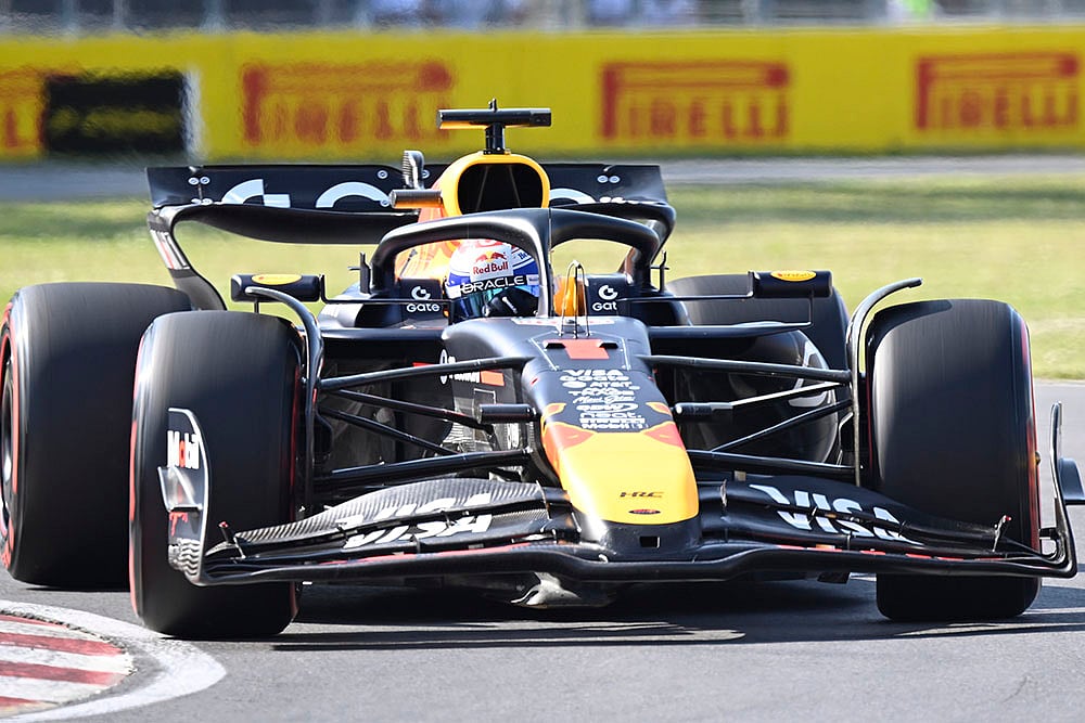 Canadian Grand Prix 2025 qualifying session in Montreal; Max Verstappen