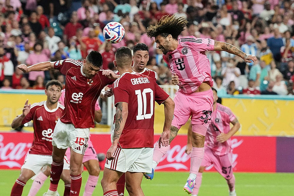 Maximiliano Falcon Al Ahly Vs Inter Miami FIFA Club World Cup 2025 Hard Rock Stadium AP Photo