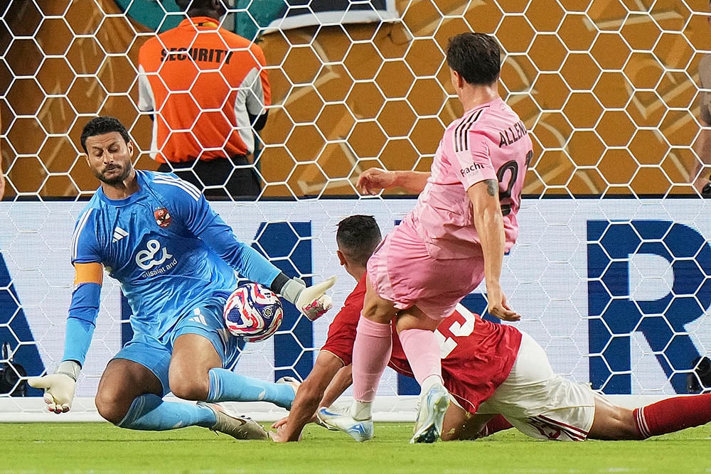 Mohamed El Shenawy Al Ahly Vs Inter Miami FIFA Club World Cup 2025 Hard Rock Stadium AP Photo