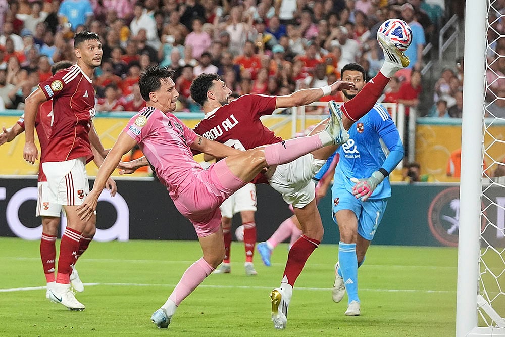  Tadeo Allende Al Ahly Vs Inter Miami FIFA Club World Cup 2025 Hard Rock Stadium AP Photo