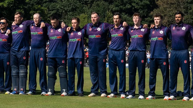 Scotland cricket team X photo