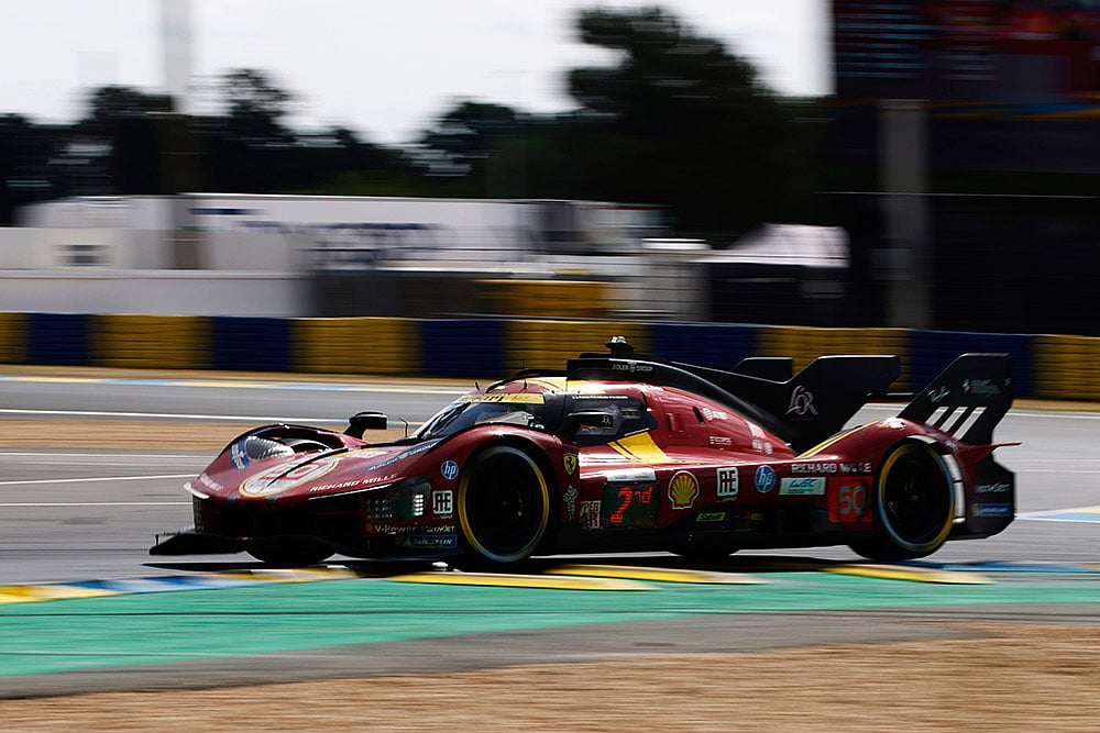France The 24 hours of Le Mans endurance auto racing; errari 499P with Antonio Fuoco