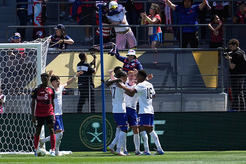 Concacaf Gold Cup Soccer Match: USA vs Trinidad And Tobago