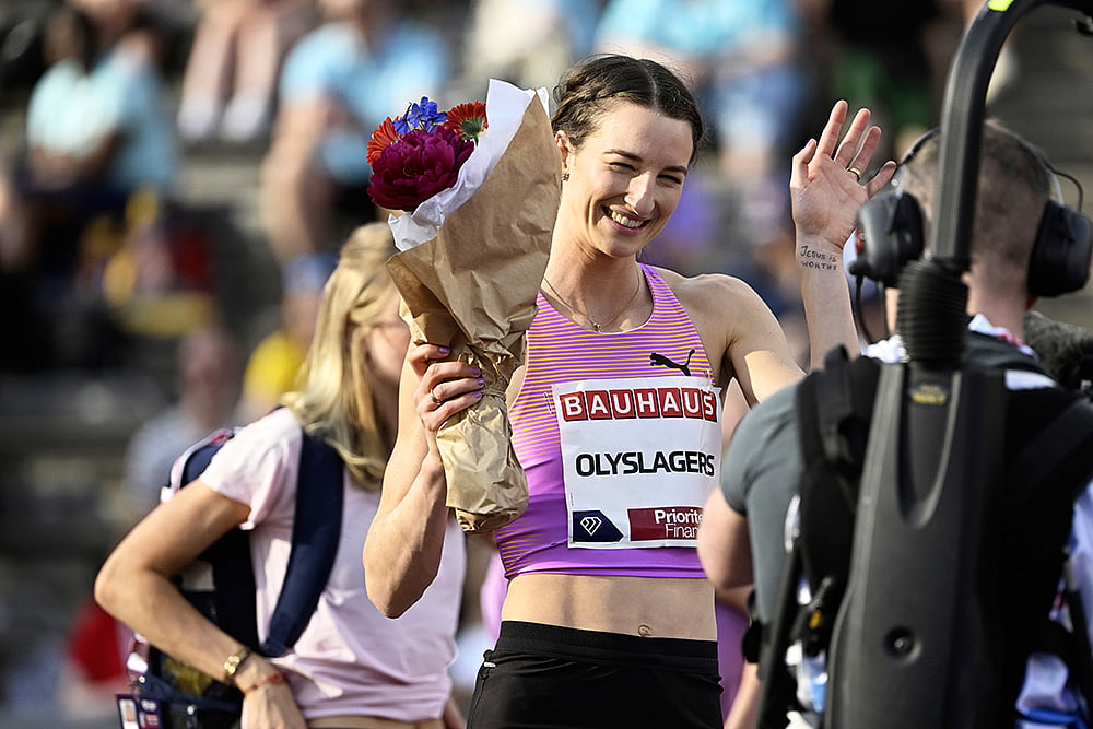 Sweden Athletics Diamond League; womens high jump; Australias Nicola Olyslagers