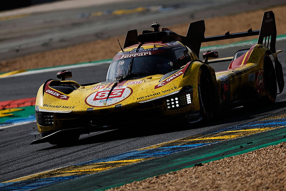 France The 24 hours of Le Mans endurance auto racing; AF Corse car Ferrari 499P with Robert Kubica