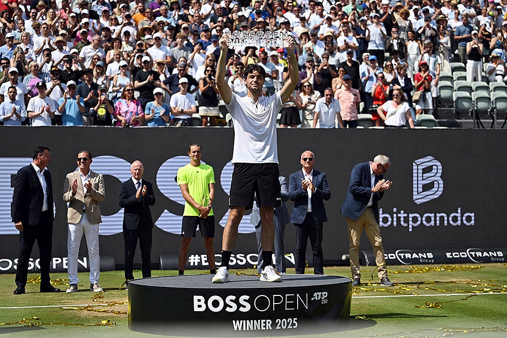 Germany Tennis Stuttgart Open 2025 final Taylor Fritz vs Alexander Zverev