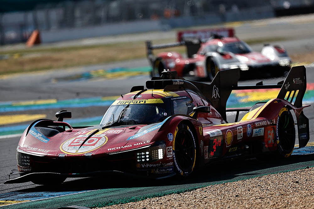 France The 24 hours of Le Mans endurance auto racing; Ferrari AF Corse car
