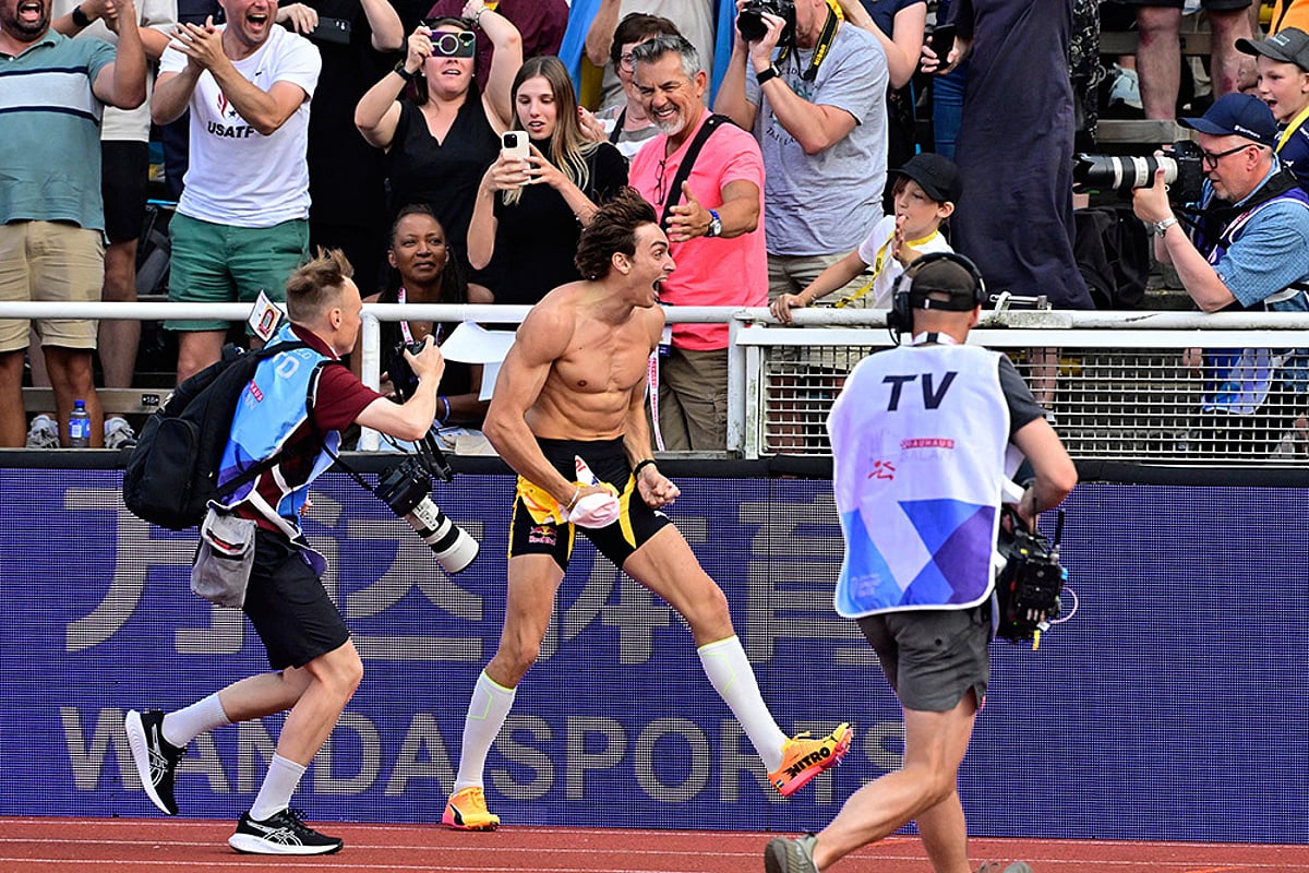 Sweden Athletics Diamond League; men's pole vault; Mondo Duplantis