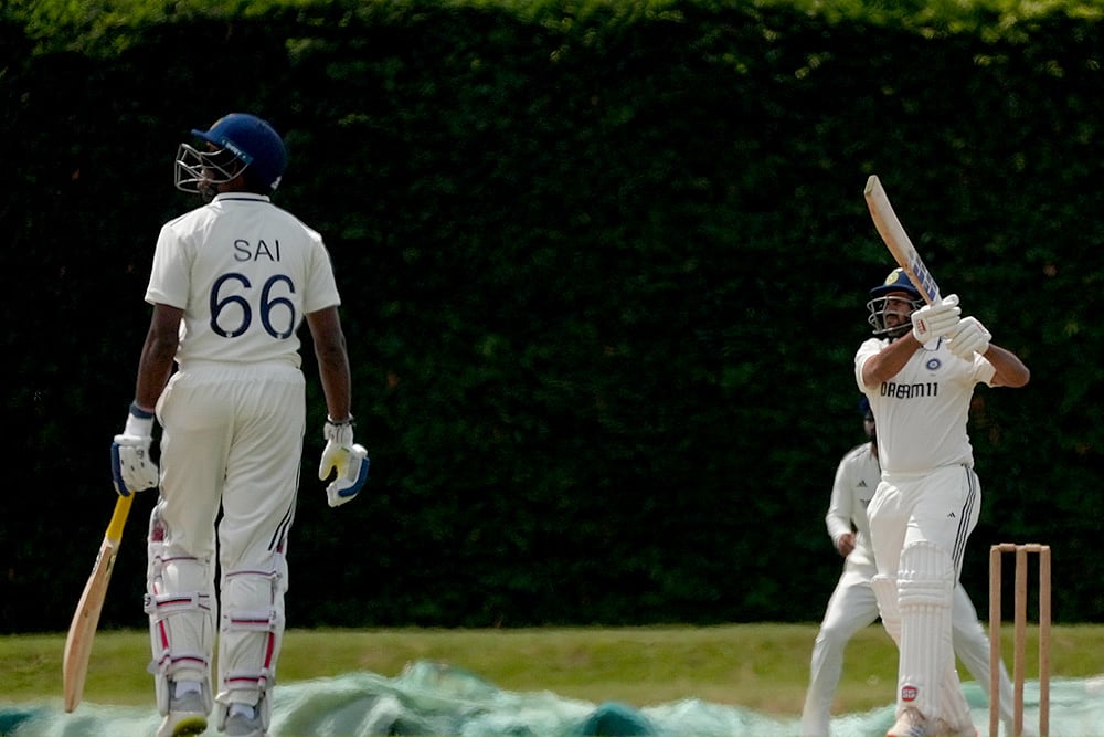 Indias England test tour, India Vs India A Warm-Up match photos; Shardul Thakur