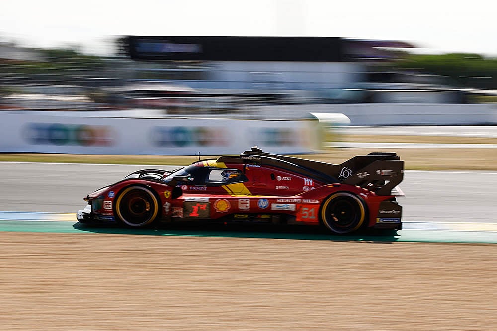 France The 24 hours of Le Mans endurance auto racing; Ferrari 499P with Alessandro Pier Guidi, 