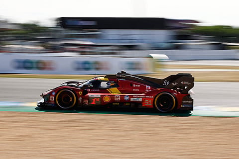24 Hours of Le Mans 2025: Ferrari 499P with Alessandro Pier Guidi, James Calado and Antonio Giovinazzi